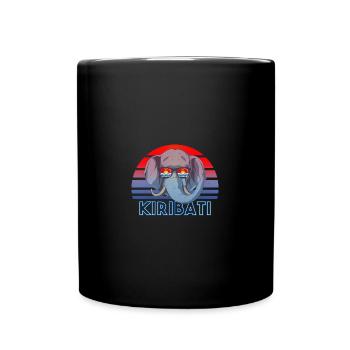 Kiribati - Tasse einfarbig - Schwarz - Vorne