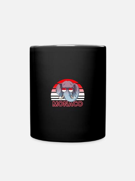 Monaco - Tasse einfarbig - Schwarz