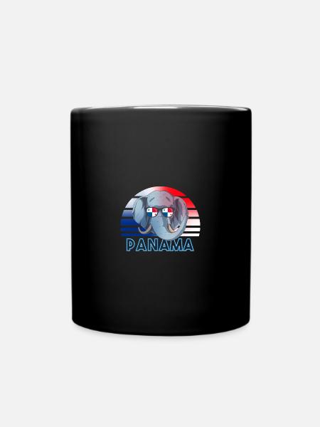 Panama - Tasse einfarbig - Schwarz
