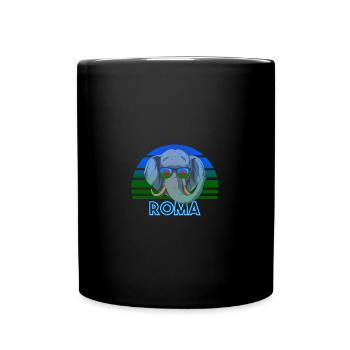 Roma - Tasse einfarbig - Schwarz - Vorne