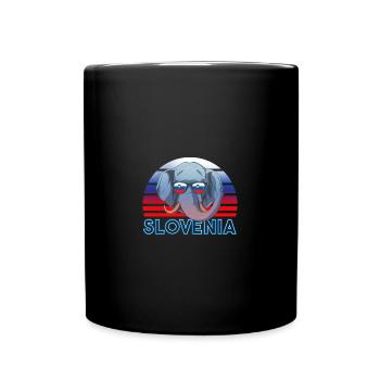 Slovenia - Full Colour Mug - black - Front