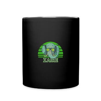 Zaire - Tasse einfarbig - Schwarz - Vorne