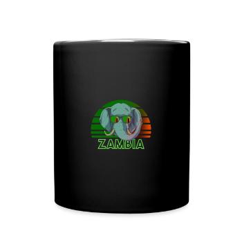 Zambia - Full Colour Mug - black - Front