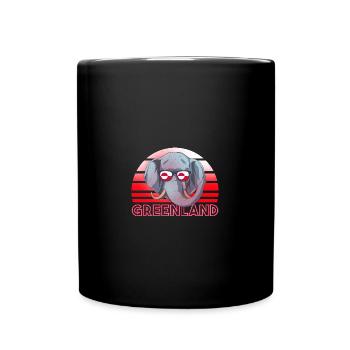 Groenland - Mug uni - noir - Devant