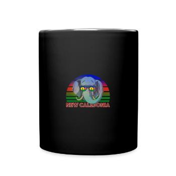 Neukaledonien - Tasse einfarbig - Schwarz - Vorne