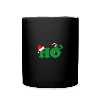 HOHOHO Noël HO Hoch 3 concours de noël - Mug uni - noir - Devant