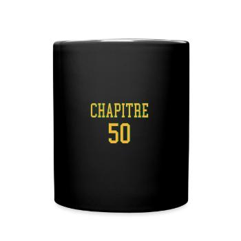 Idée cadeau anniversaire 50 ans humour livres - Mug uni - noir - Devant