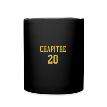 Chapitre 20 Idée cadeau humour anniversaire 20 ans - Mug uni - noir - Devant