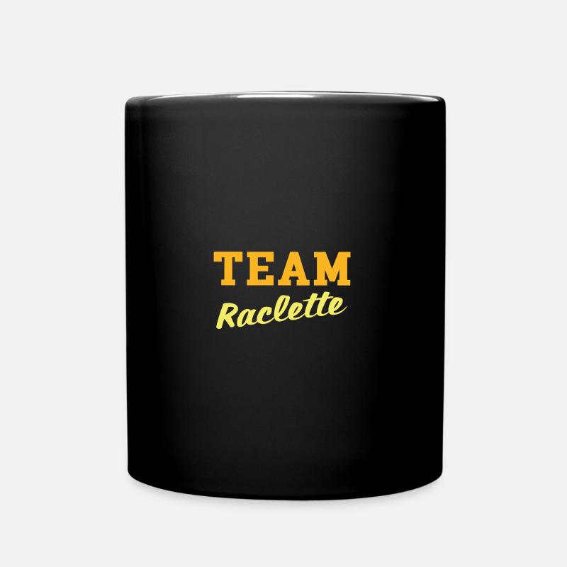 Team raclette - Mug uni - noir