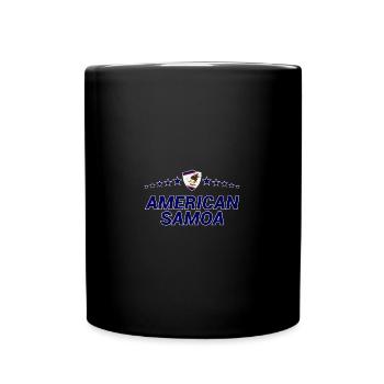 Amerikanisch-Samoa - Tasse einfarbig - Schwarz - Vorne