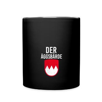 der äggsbärde fränkisch - Tasse einfarbig - Schwarz - Vorne