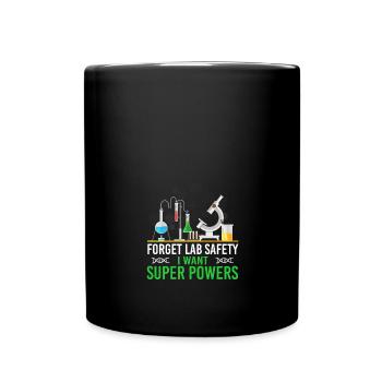 Funny chemist saying design - Full Colour Mug - black - Front