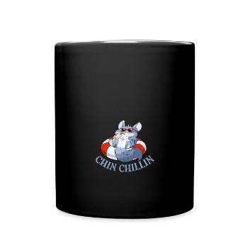 Chinchilla - Tasse einfarbig - Schwarz - Vorne