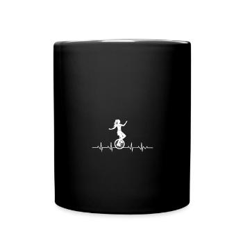 Monocycle - Mug uni - noir - Devant