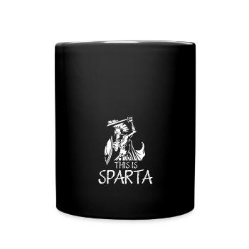 Spartan Molon Labe - Full Colour Mug - black - Front