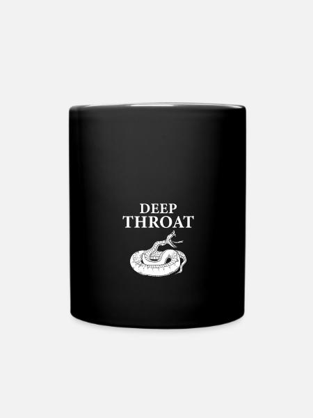 Deep Throat - Tasse einfarbig - Schwarz