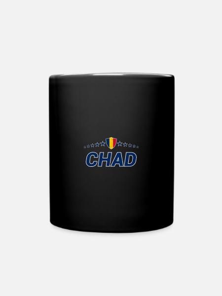 Tschad - Tasse einfarbig - Schwarz