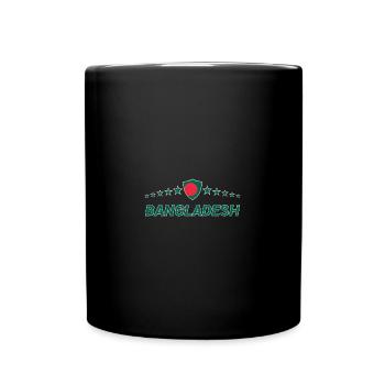 Bangladesch - Tasse einfarbig - Schwarz - Vorne
