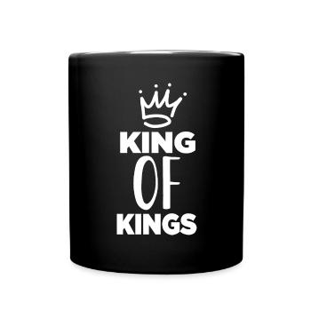 King of Kings - Tasse einfarbig - Schwarz - Vorne