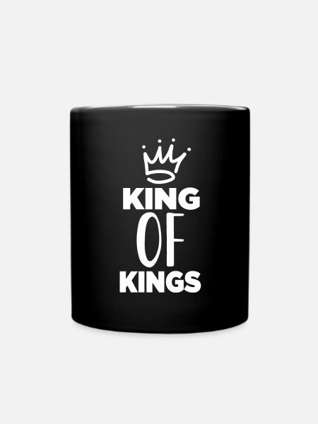 King of Kings - Tasse einfarbig - Schwarz