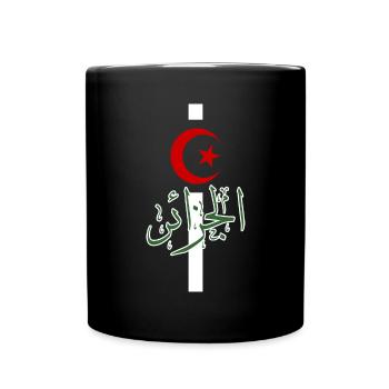 Algerien - Tasse einfarbig - Schwarz - Vorne