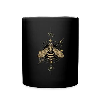 Beekeepers Bees Honey Beekeeper Bee - Full Colour Mug - black - Front