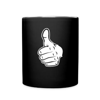 Bravo tout va bien et bien éloge - Mug uni - noir - Devant