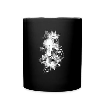Collection d’appareils photo - Mug uni - noir - Devant