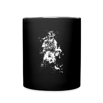 Armée fédérale en blanc - Mug uni - noir - Devant