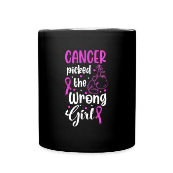 Cancer Cancer Survivor Fight Cancer - Full Colour Mug - black - Front
