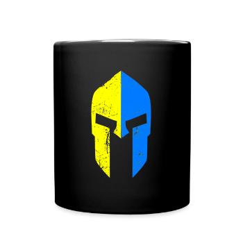Sparta Ukraine - Tasse einfarbig - Schwarz - Vorne
