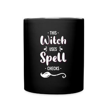 Witches' broom magic Walpurgis Night - Full Colour Mug - black - Front