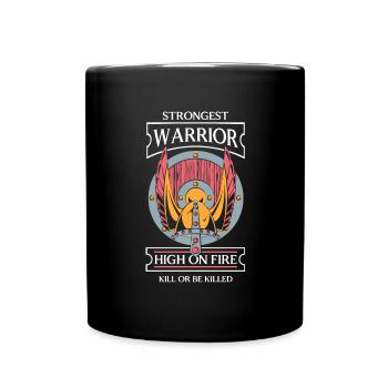 Odin Runen Asgard Mjolnir - Tasse einfarbig - Schwarz - Vorne