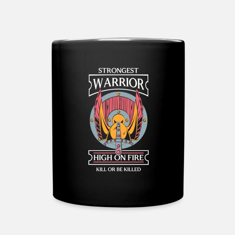 Odin Runen Asgard Mjolnir - Tasse einfarbig - Schwarz