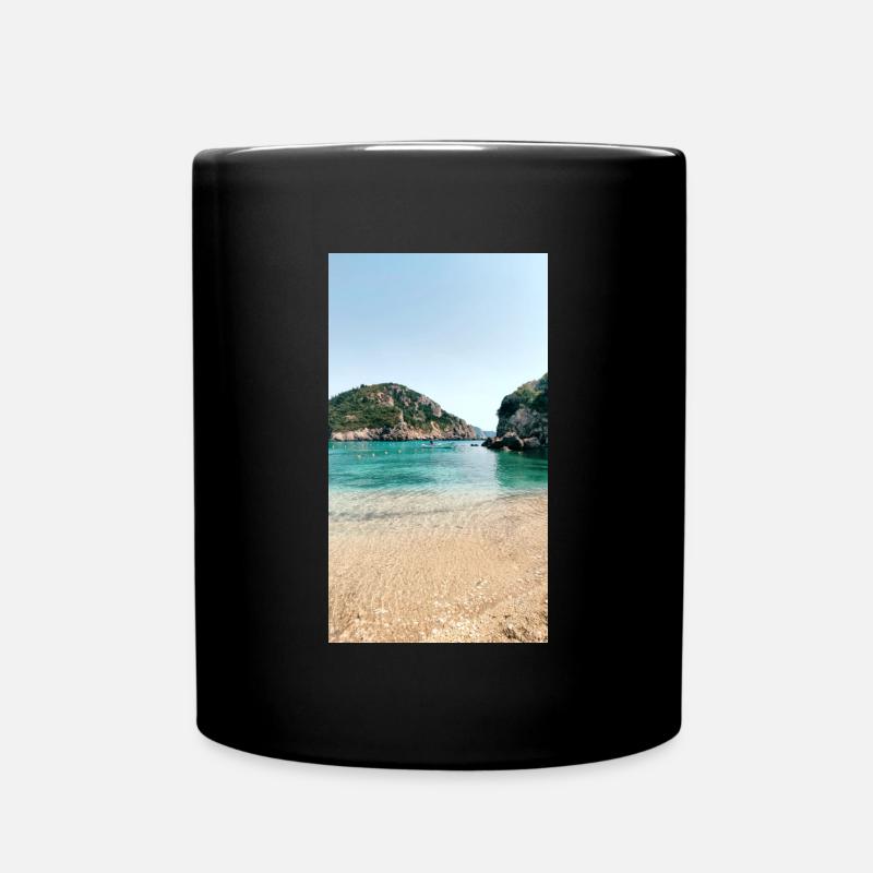 Photographie de nature Bateau de mer - Mug uni - noir