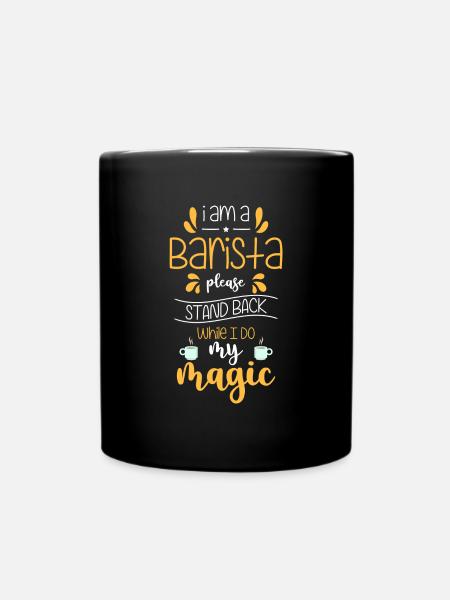 Espresso Koffein Siebträger - Tasse einfarbig - Schwarz