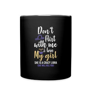 Libra Astrology Stars - Full Colour Mug - black - Front