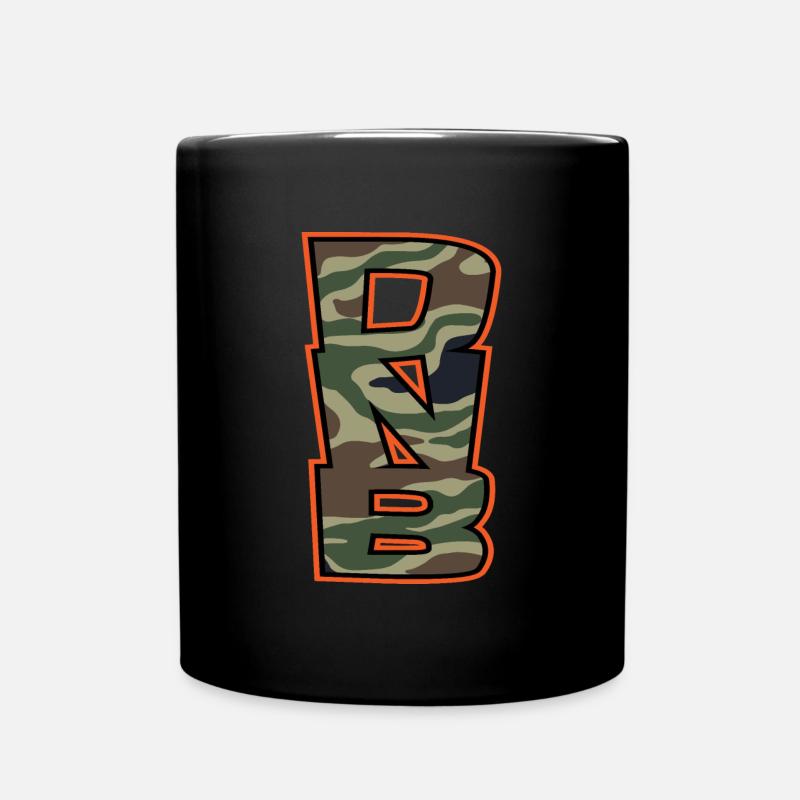 DNB Camo Original Junglist Drum n Bass Alt Mix - Full Colour Mug - black
