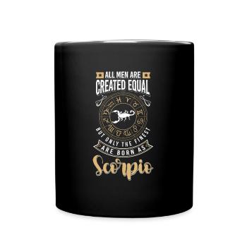 Sternzeichen Konstellation Wasser - Tasse einfarbig - Schwarz - Vorne