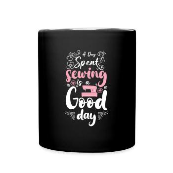 Profession de couture plus proche - Mug uni - noir - Devant