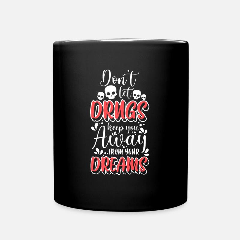 Drogues sans drogue Cannabis Clean - Mug uni - noir