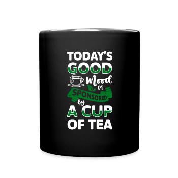 Tasse à thé Thé aux fruits - Mug uni - noir - Devant