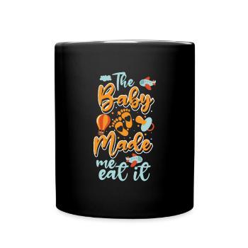 Grossesse Bébé Femme enceinte Descendance - Mug uni - noir - Devant