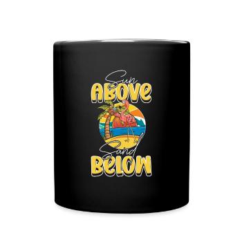 Plongée Summer Palm Surfing - Mug uni - noir - Devant