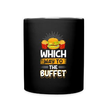 All you can eat Fest Catering Vielesser - Full Colour Mug - black - Front