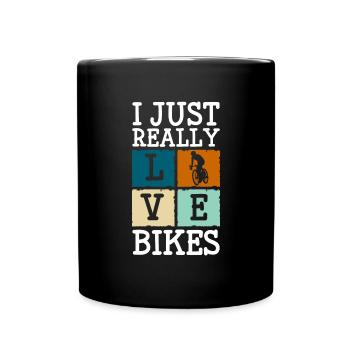 Bike Fitness E-Bike Road Cyclist - Mug uni - noir - Devant