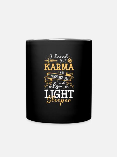 Yoga Spirituel Sarcasme Spirituel - Mug uni - noir