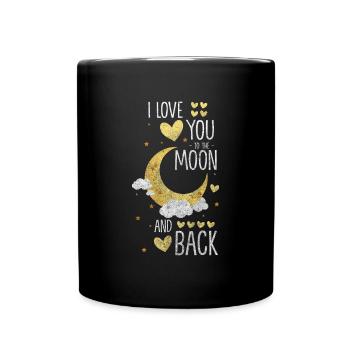 Heart Couple Friends - Full Colour Mug - black - Front