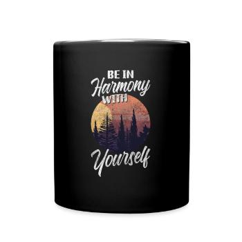 Trees Planet - Full Colour Mug - black - Front