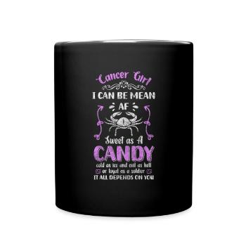 Horoscope Zodiac Born Element Water - Full Colour Mug - black - Front